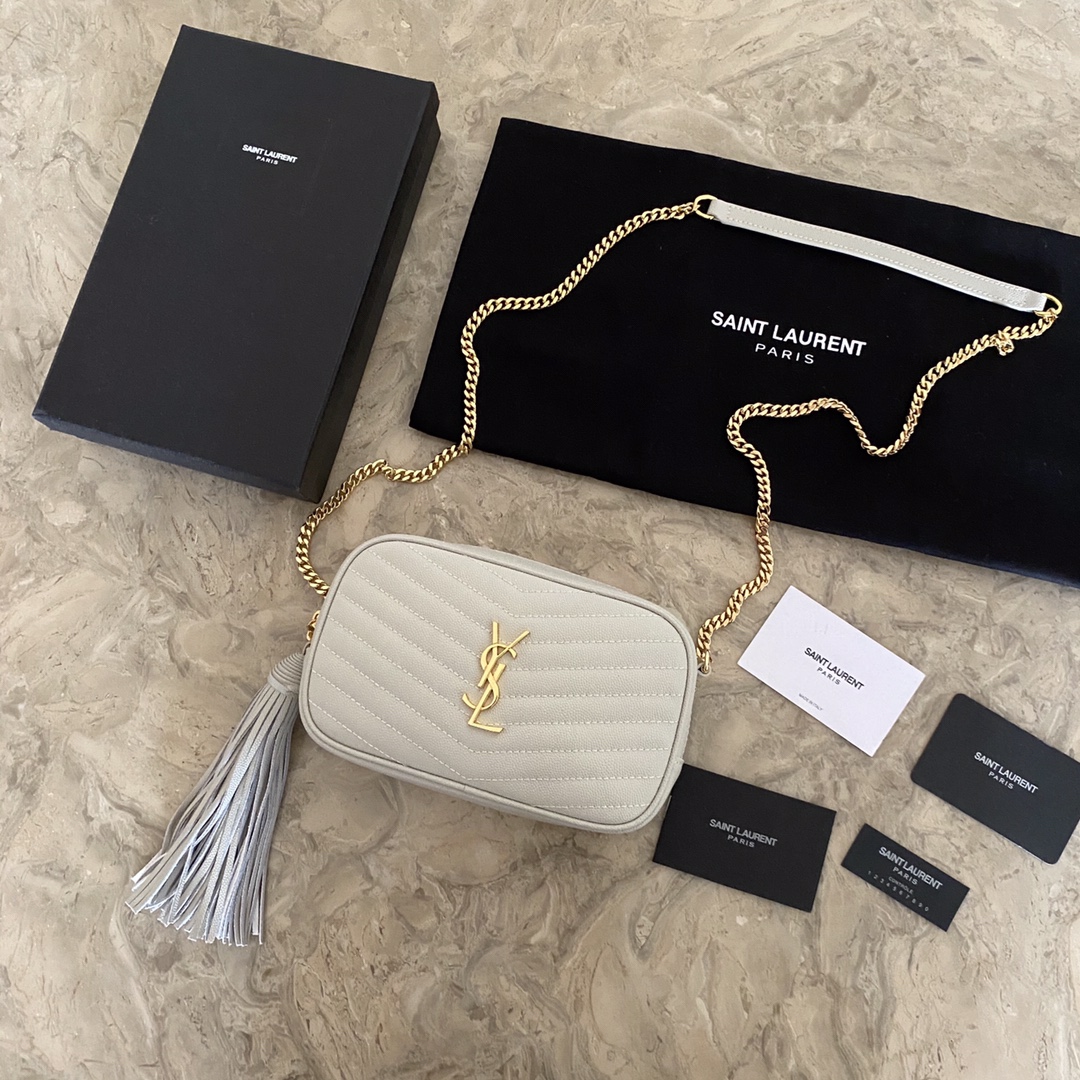 YSL Mini Lou Quilted Leather Camera Bag