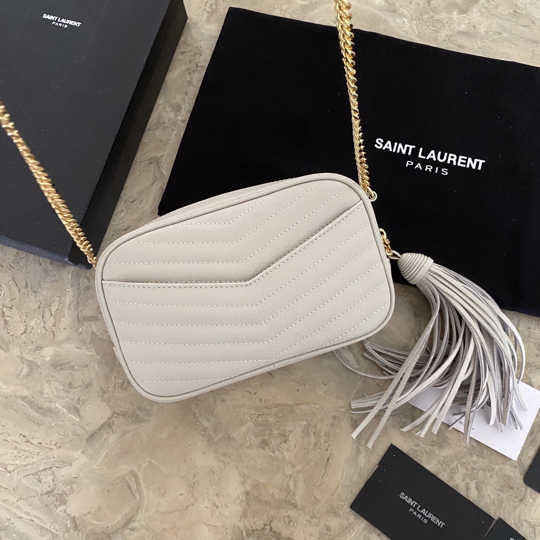 YSL Mini Lou Quilted Leather Camera Bag