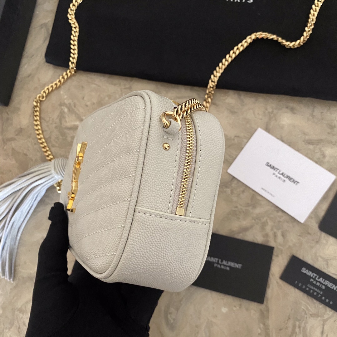 YSL Mini Lou Quilted Leather Camera Bag