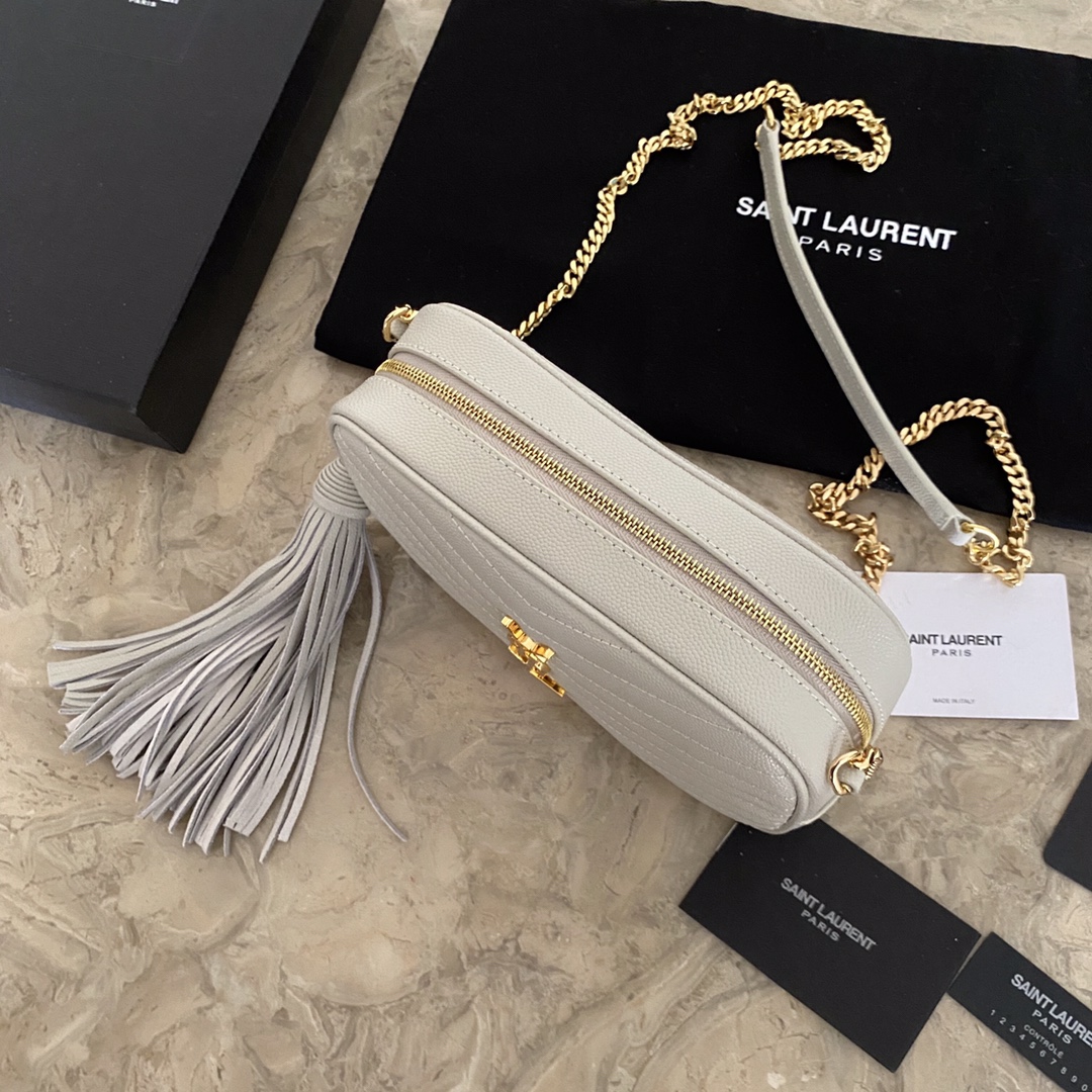 YSL Mini Lou Quilted Leather Camera Bag