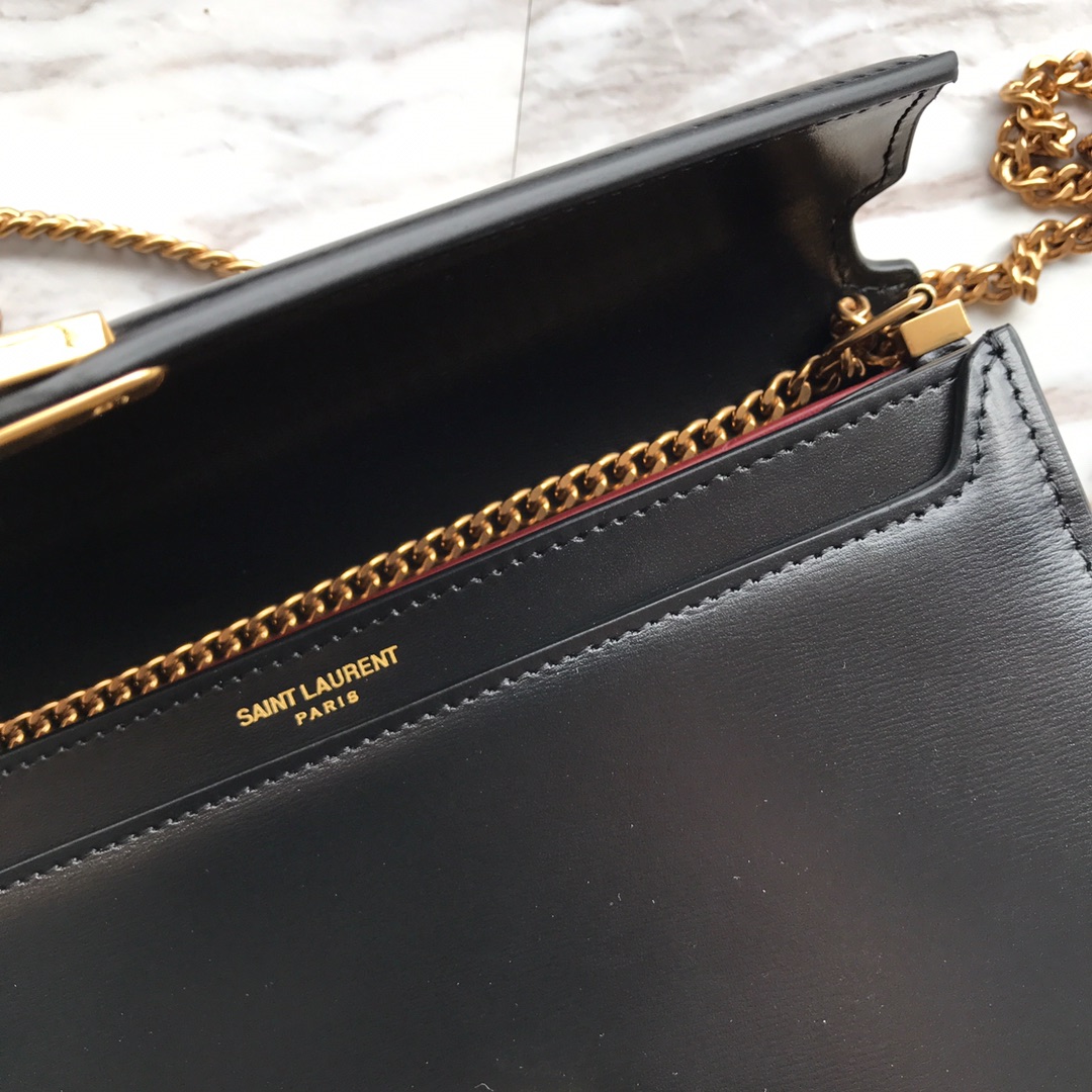 CASSANDRA MONOGRAM CLASP BAG IN OSTRICH