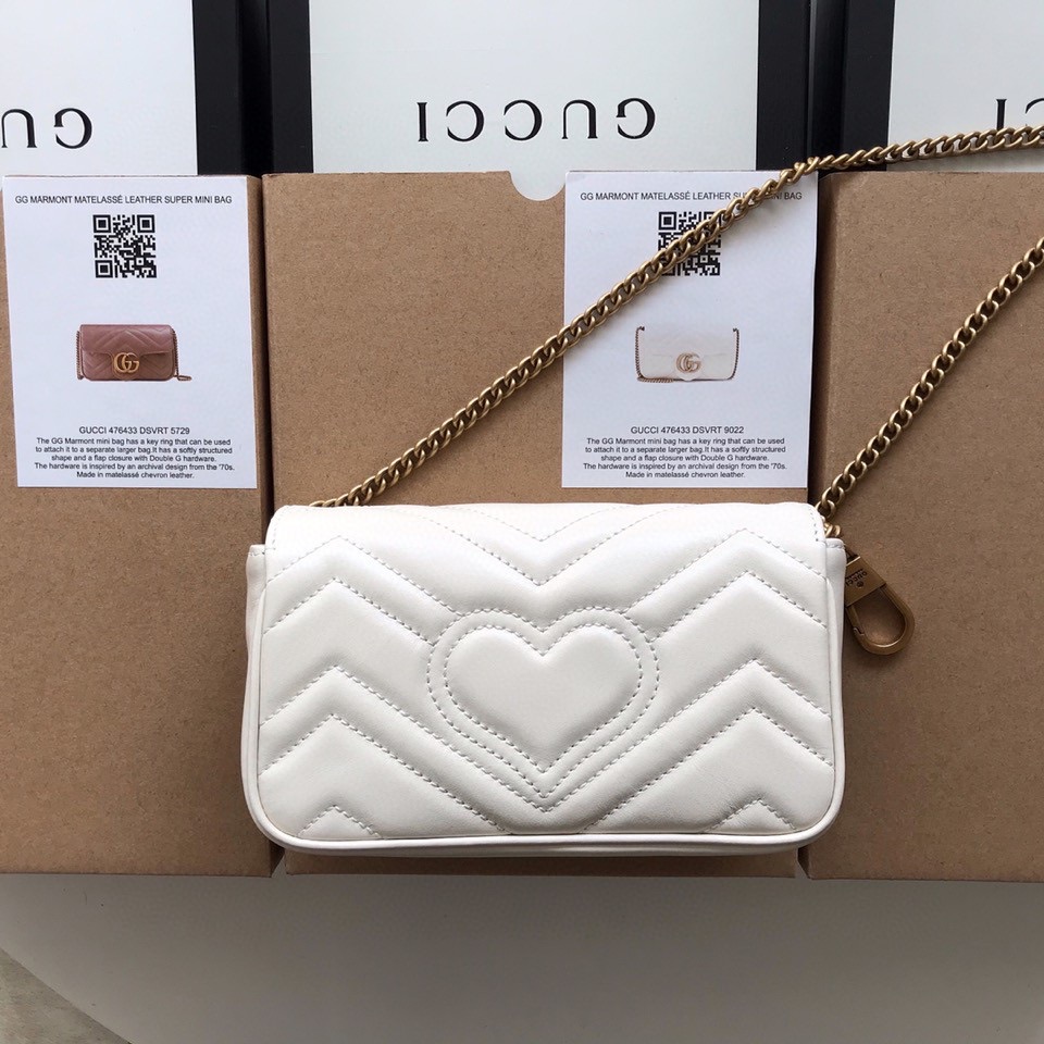 gg marmont matelassé leather S*per mini bag
