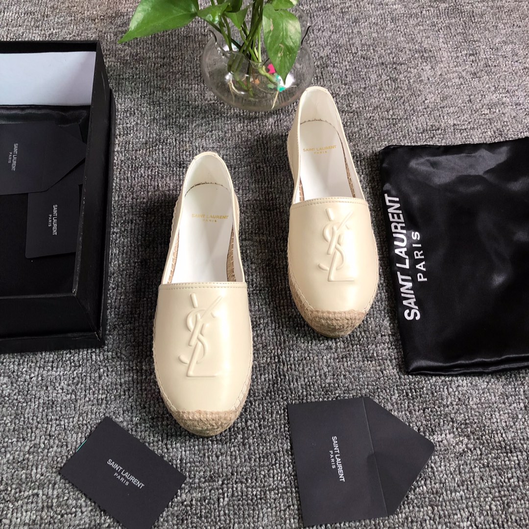 MONOGRAM ESPADRILLES IN METALIZED LAMBSKIN