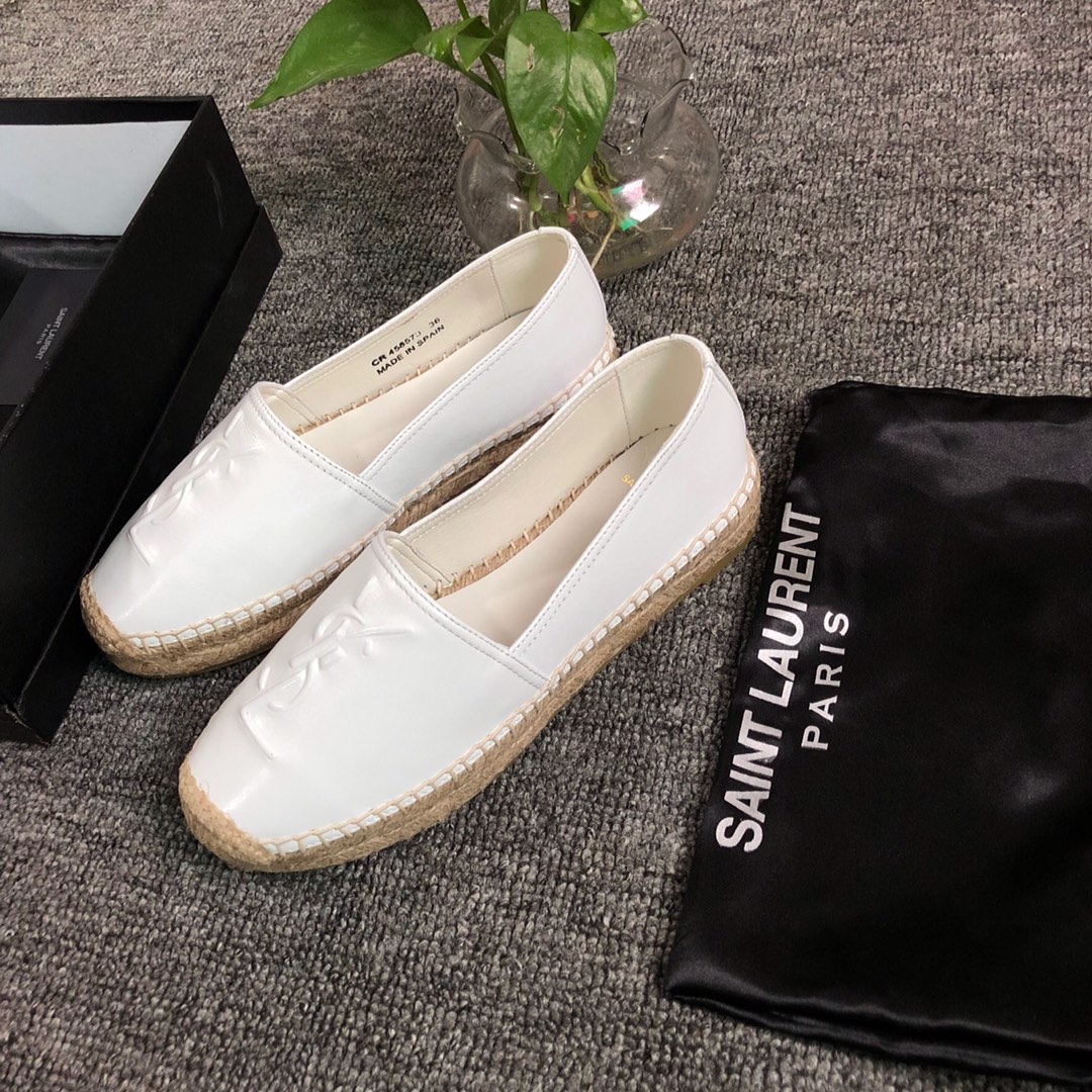 MONOGRAM ESPADRILLES IN METALIZED LAMBSKIN
