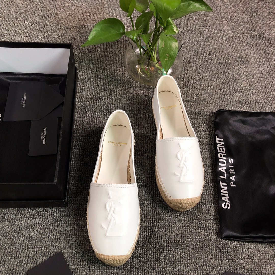 MONOGRAM ESPADRILLES IN METALIZED LAMBSKIN