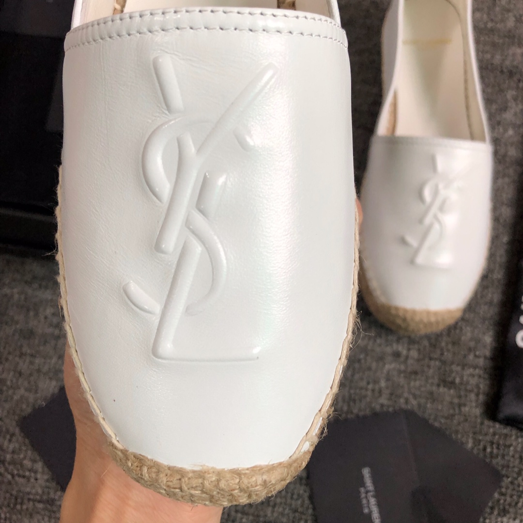 MONOGRAM ESPADRILLES IN METALIZED LAMBSKIN