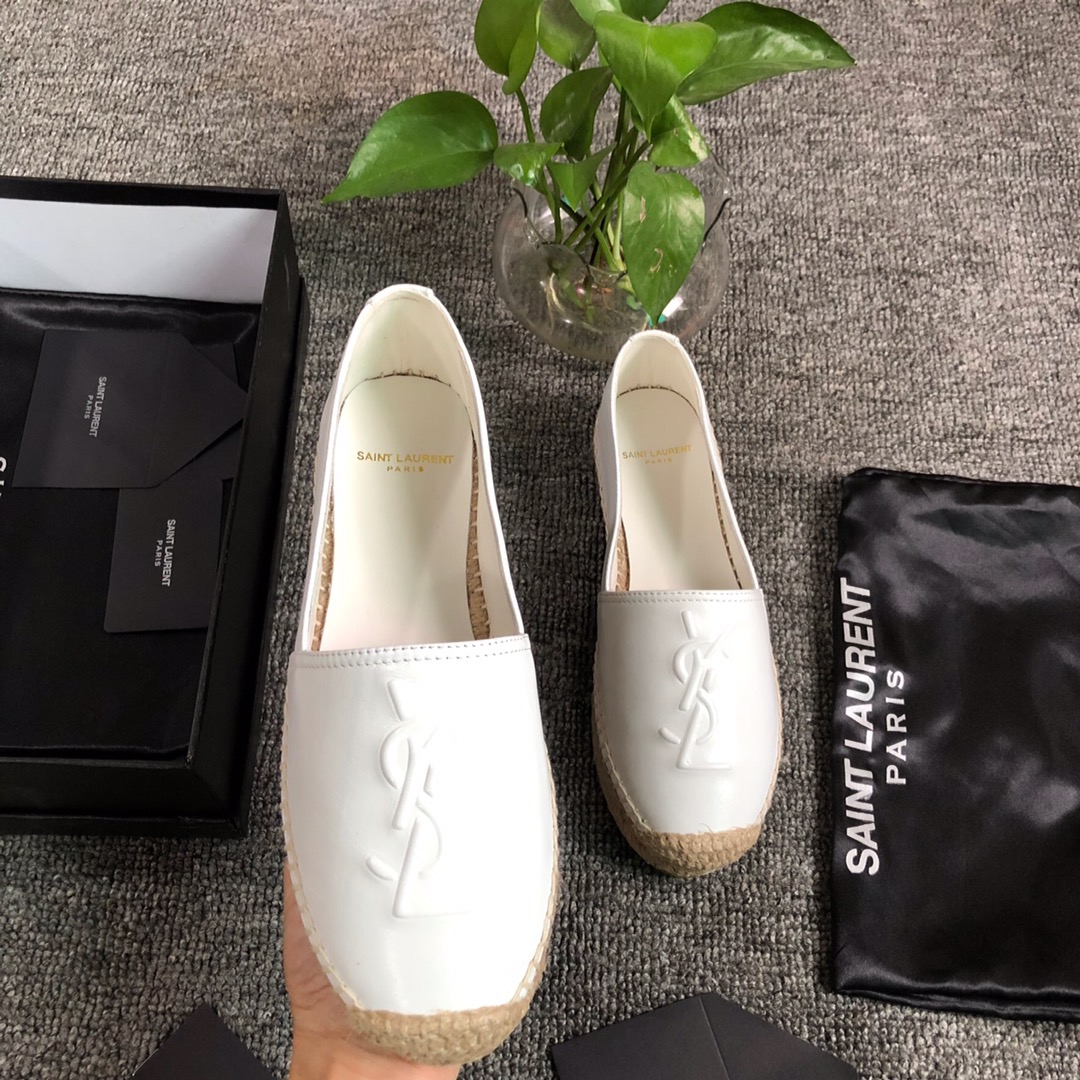 MONOGRAM ESPADRILLES IN METALIZED LAMBSKIN