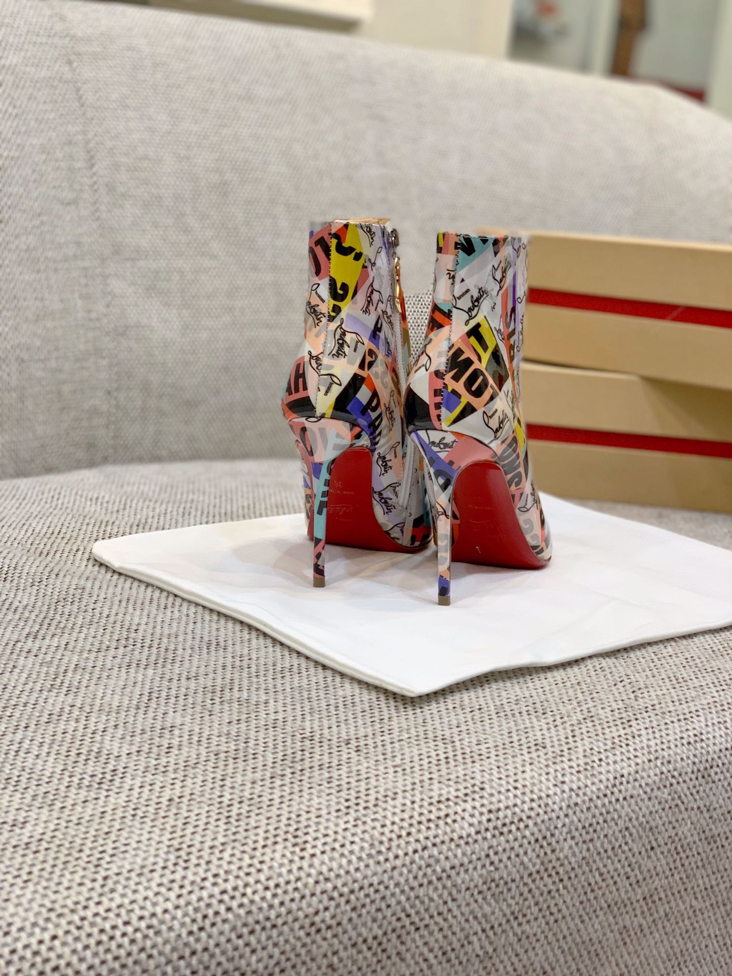 Ch**an louboutin so kate booty boots