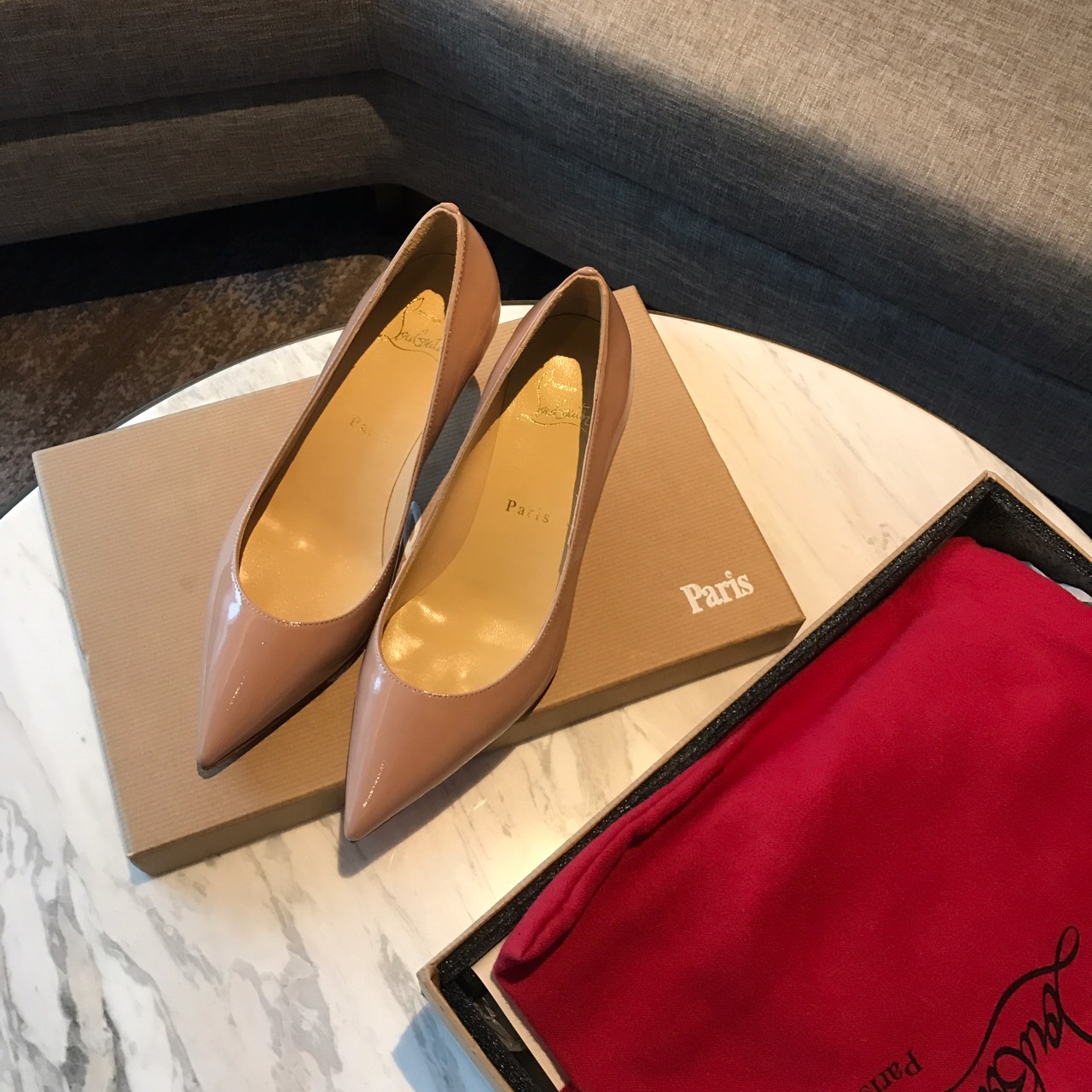 Ch**an louboutin iriza high heels