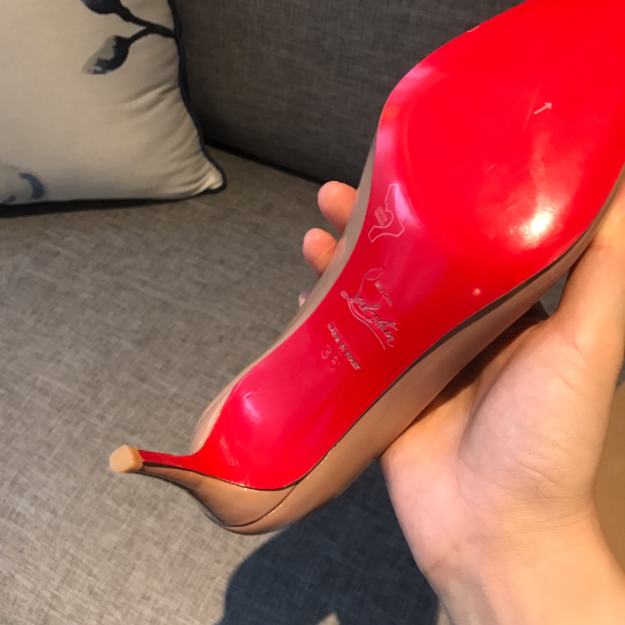 Ch**an louboutin iriza high heels