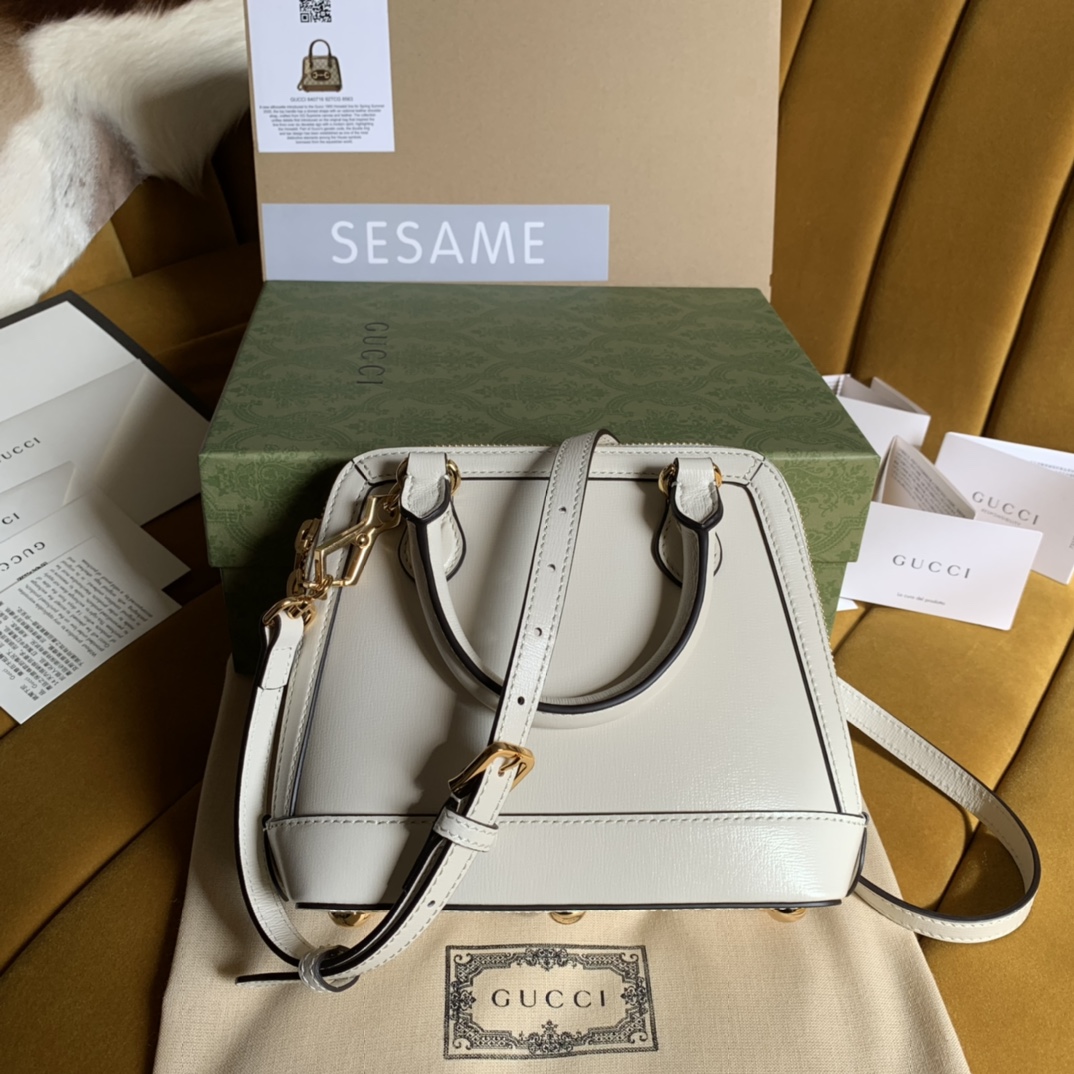 G*u*i horsebit 1955 mini top handle bag
