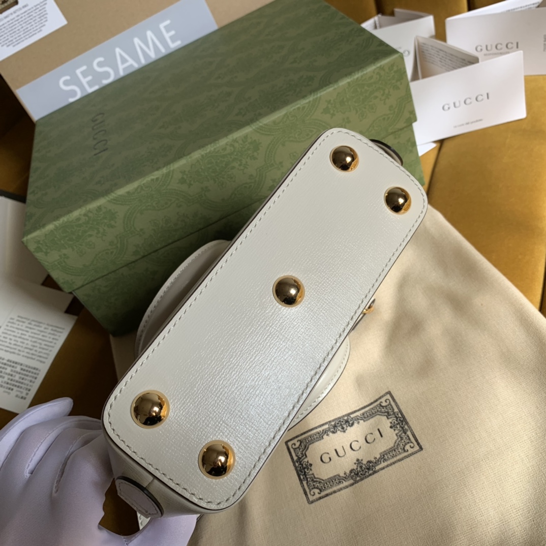 G*u*i horsebit 1955 mini top handle bag