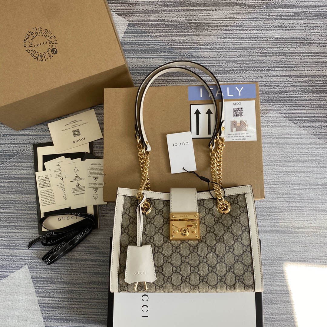 G*u*i padlock small shoulder bag