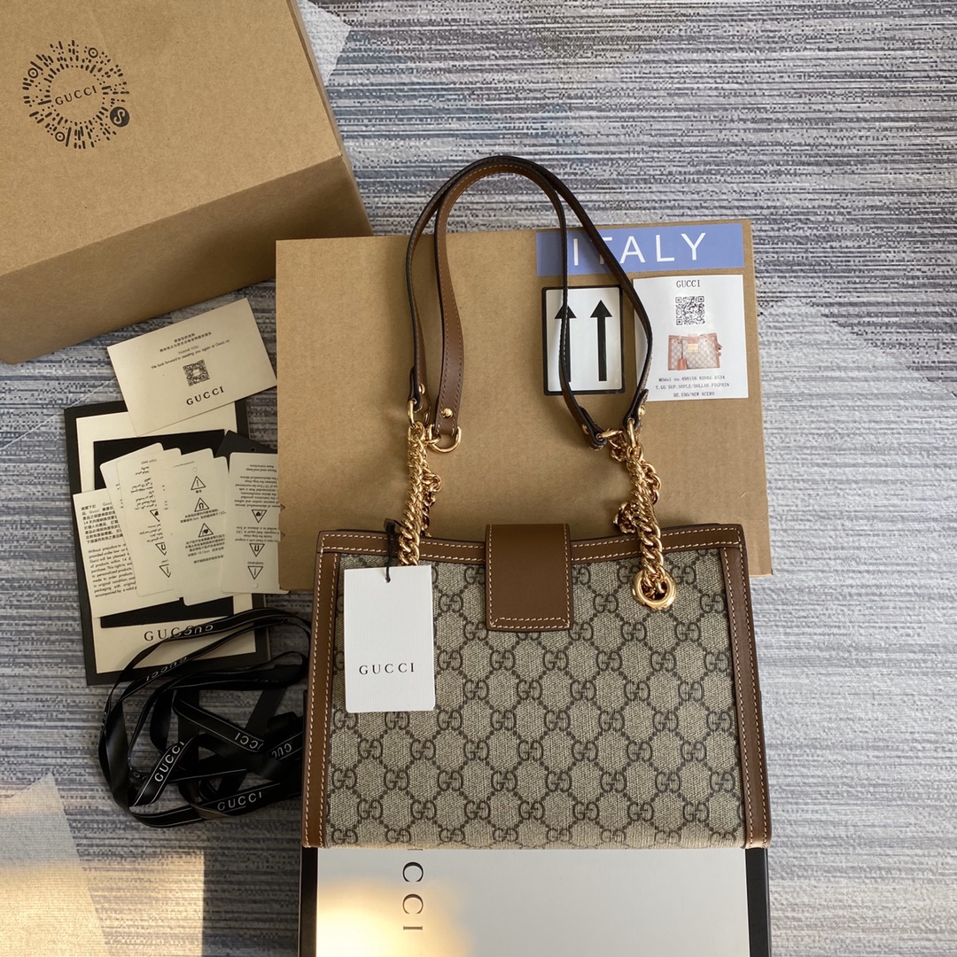 G*u*i padlock small shoulder bag