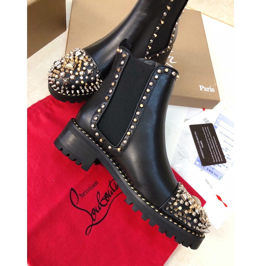 Ch**an louboutin wedges ankle boots