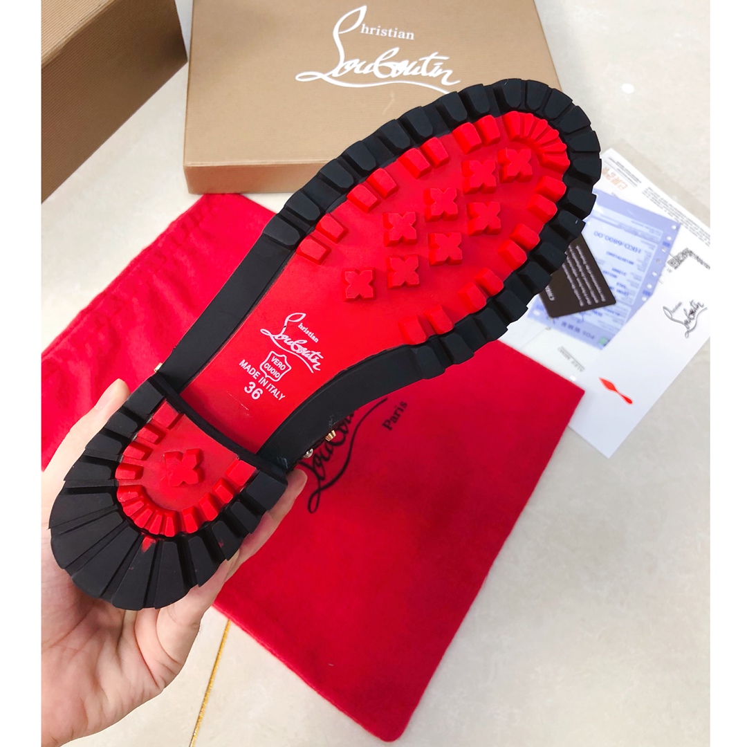 Ch**an louboutin wedges ankle boots