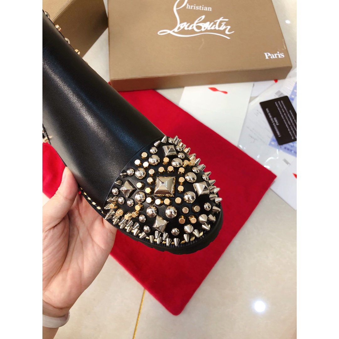 Ch**an louboutin wedges ankle boots
