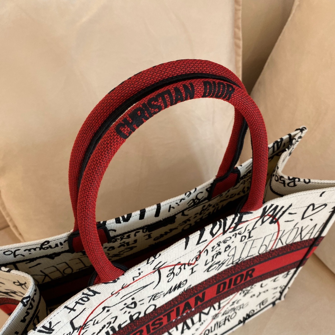 ‘I Love You’ Book Tote – large