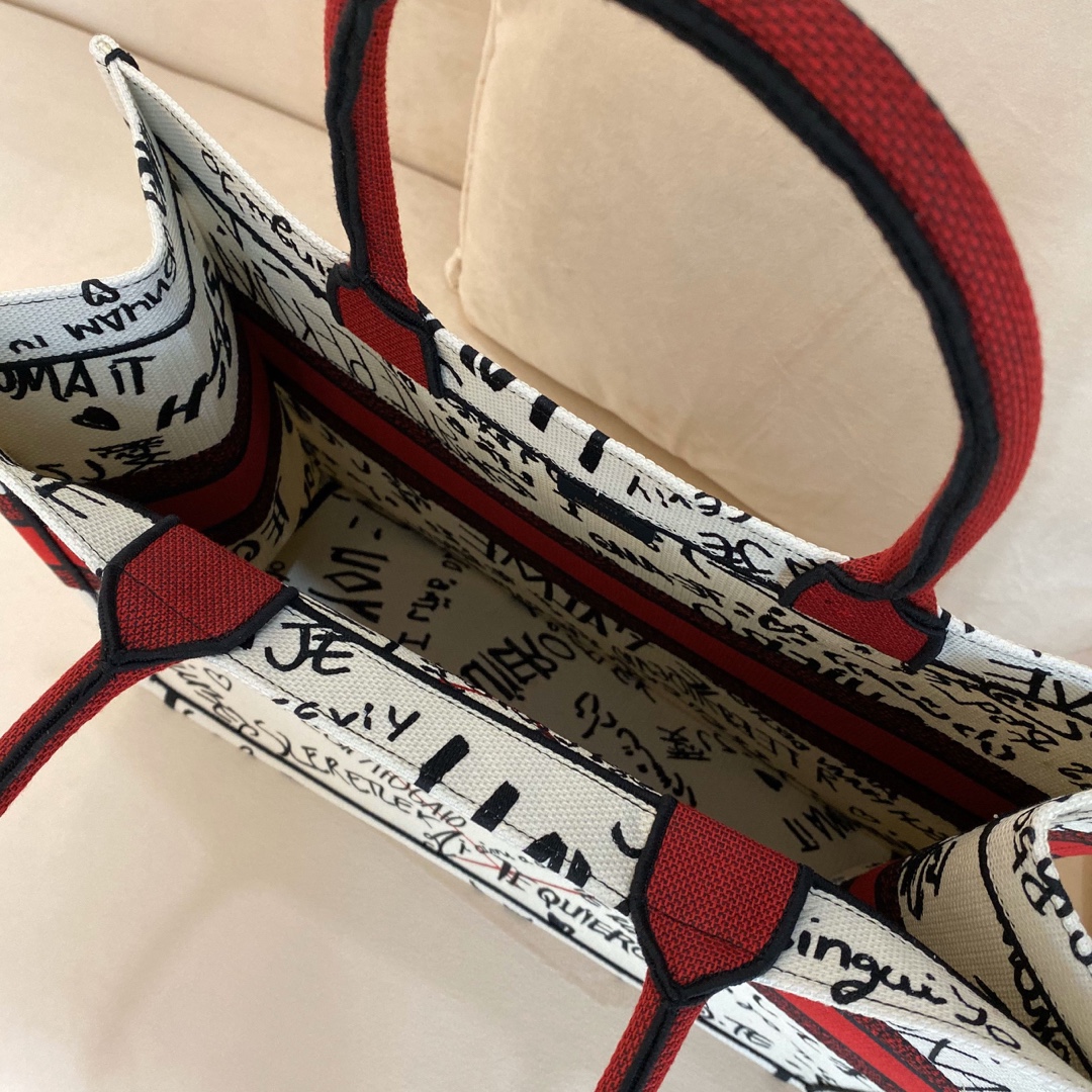 ‘I Love You’ Book Tote – large