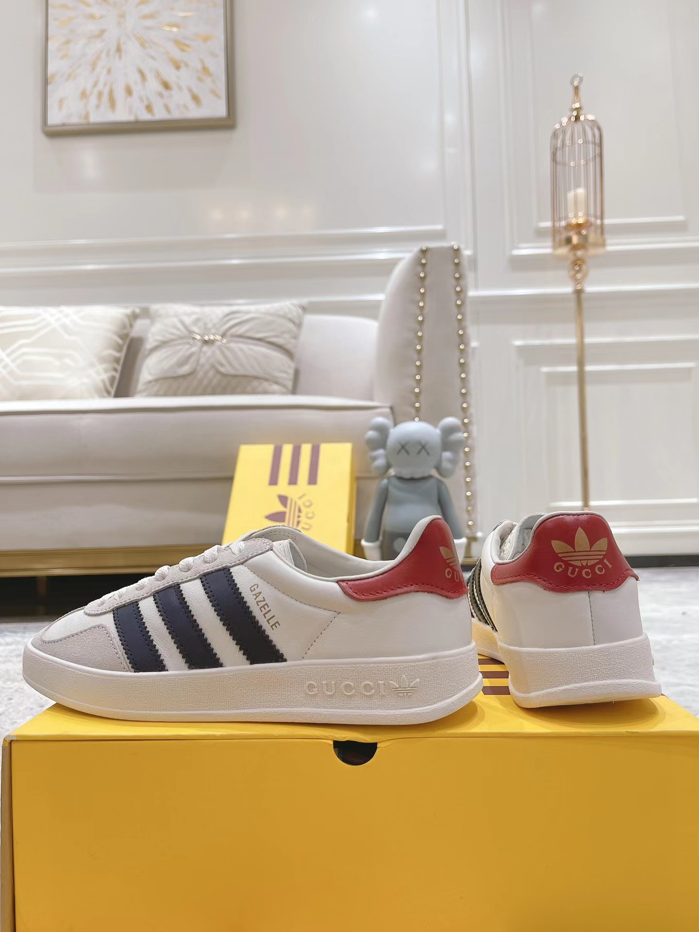 ad*s x G*u*i men’s gazelle sneaker