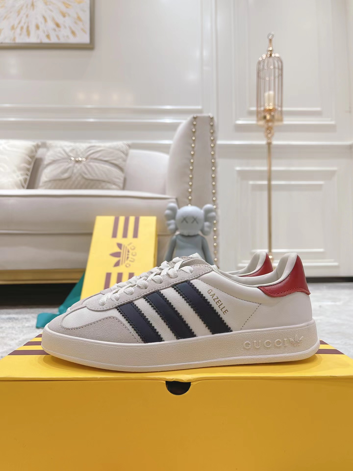 ad*s x G*u*i men’s gazelle sneaker