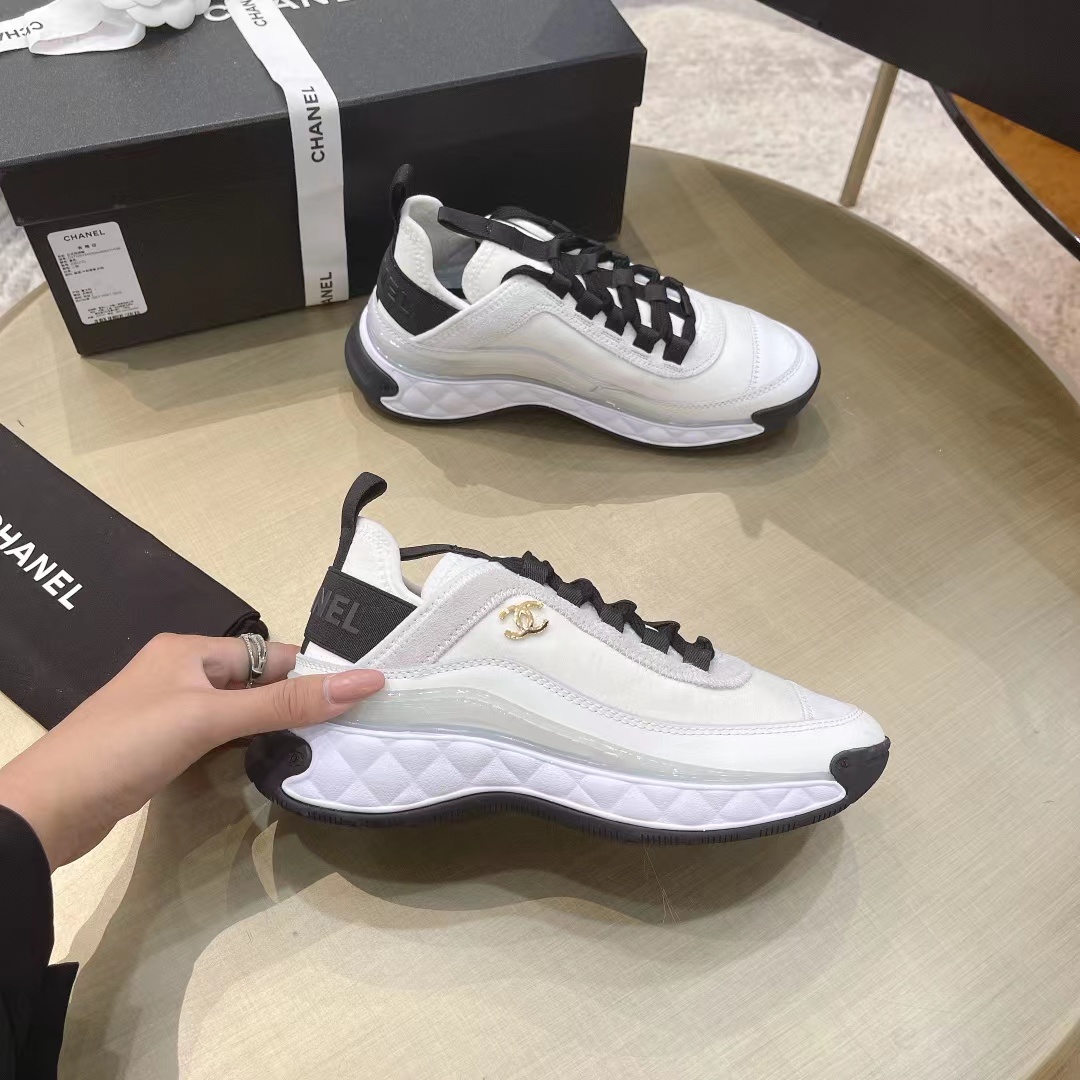Ch*el cc logo sneakers