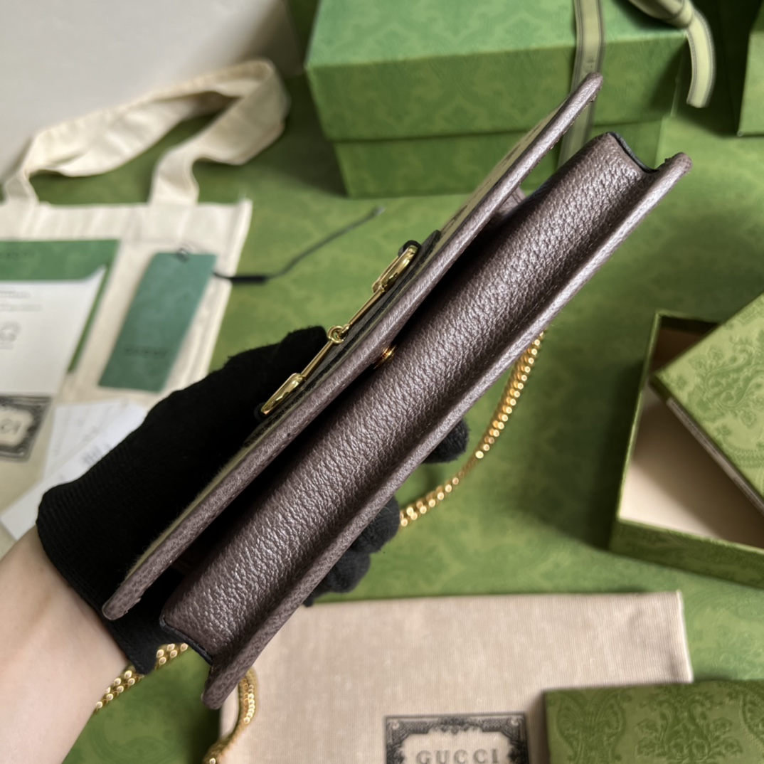 G*u*i horsebit 1955 wallet with chain