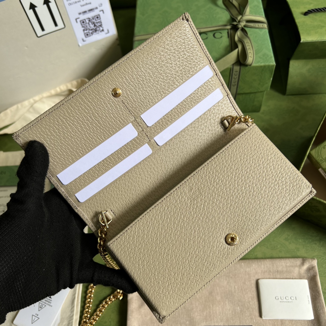 G*u*i horsebit 1955 wallet with chain
