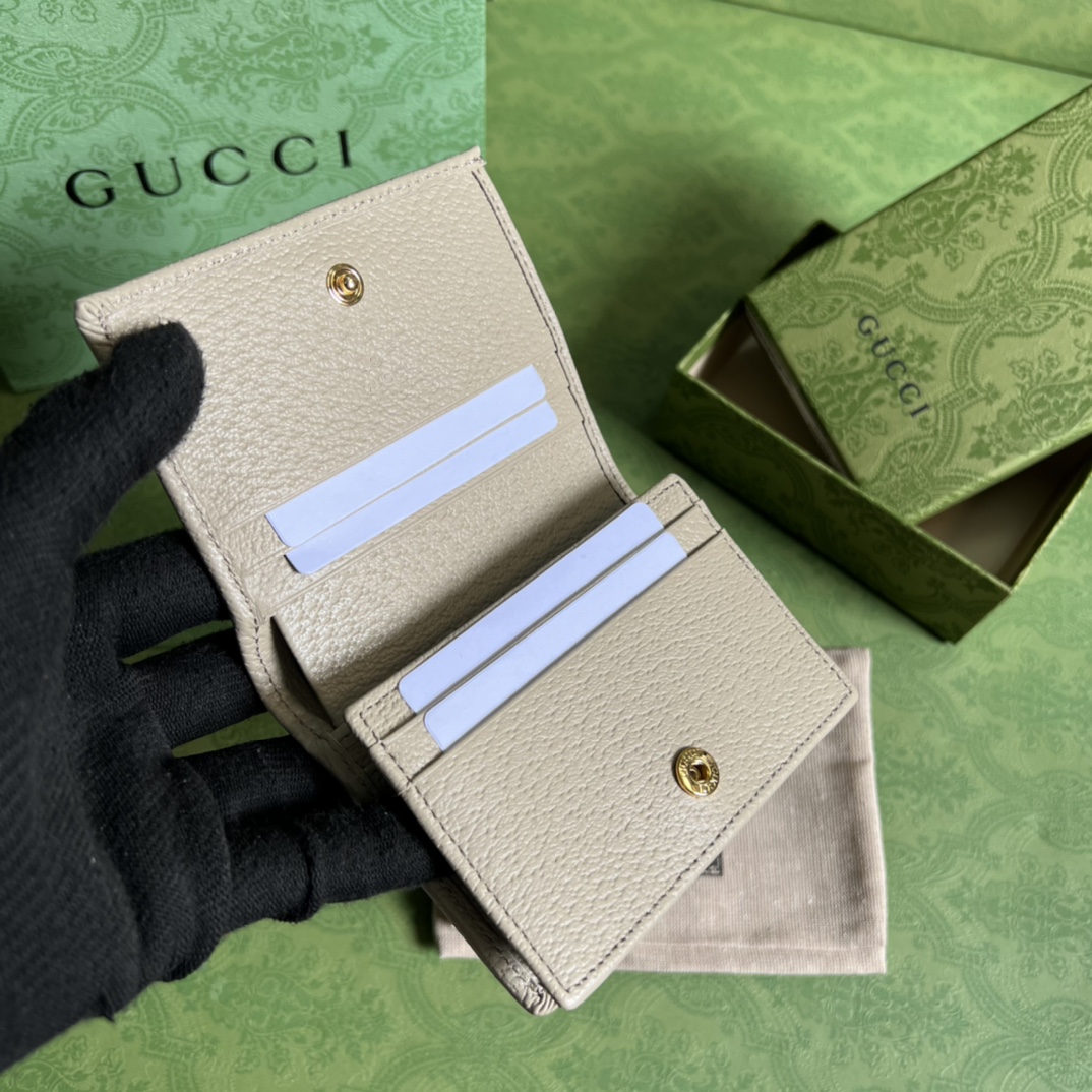 G*u*i horsebit 1955 card case wallet