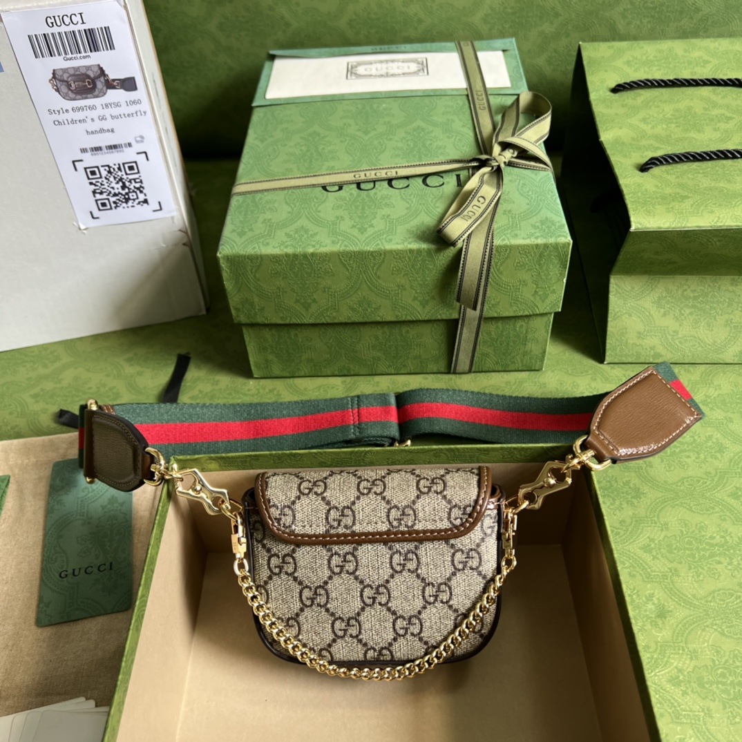 G*u*i horsebit 1955 strap wallet