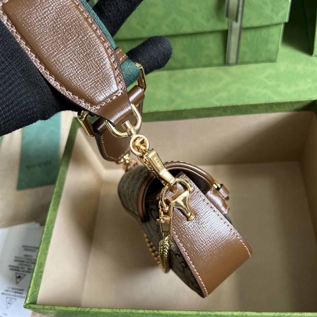 G*u*i horsebit 1955 strap wallet