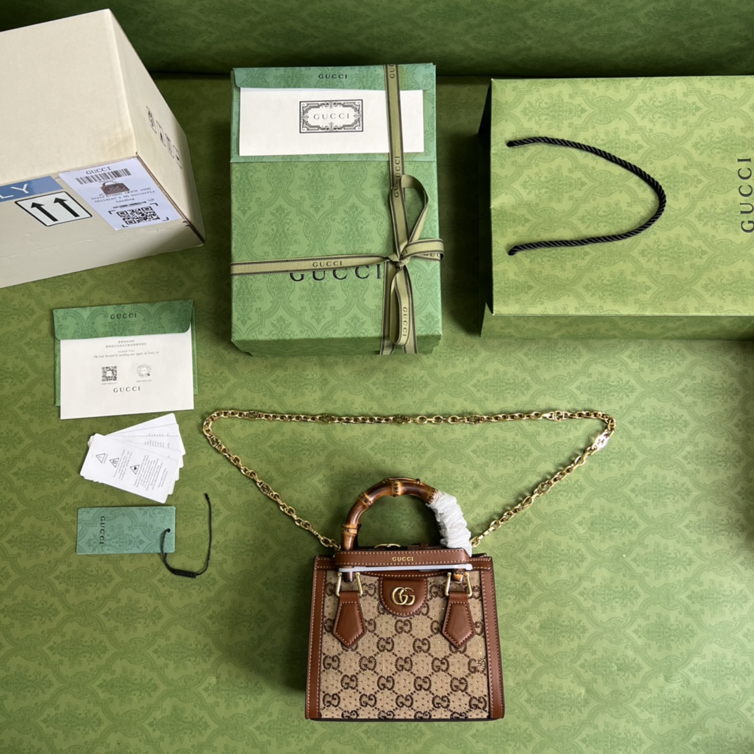 G*u*i diana lizard mini bag