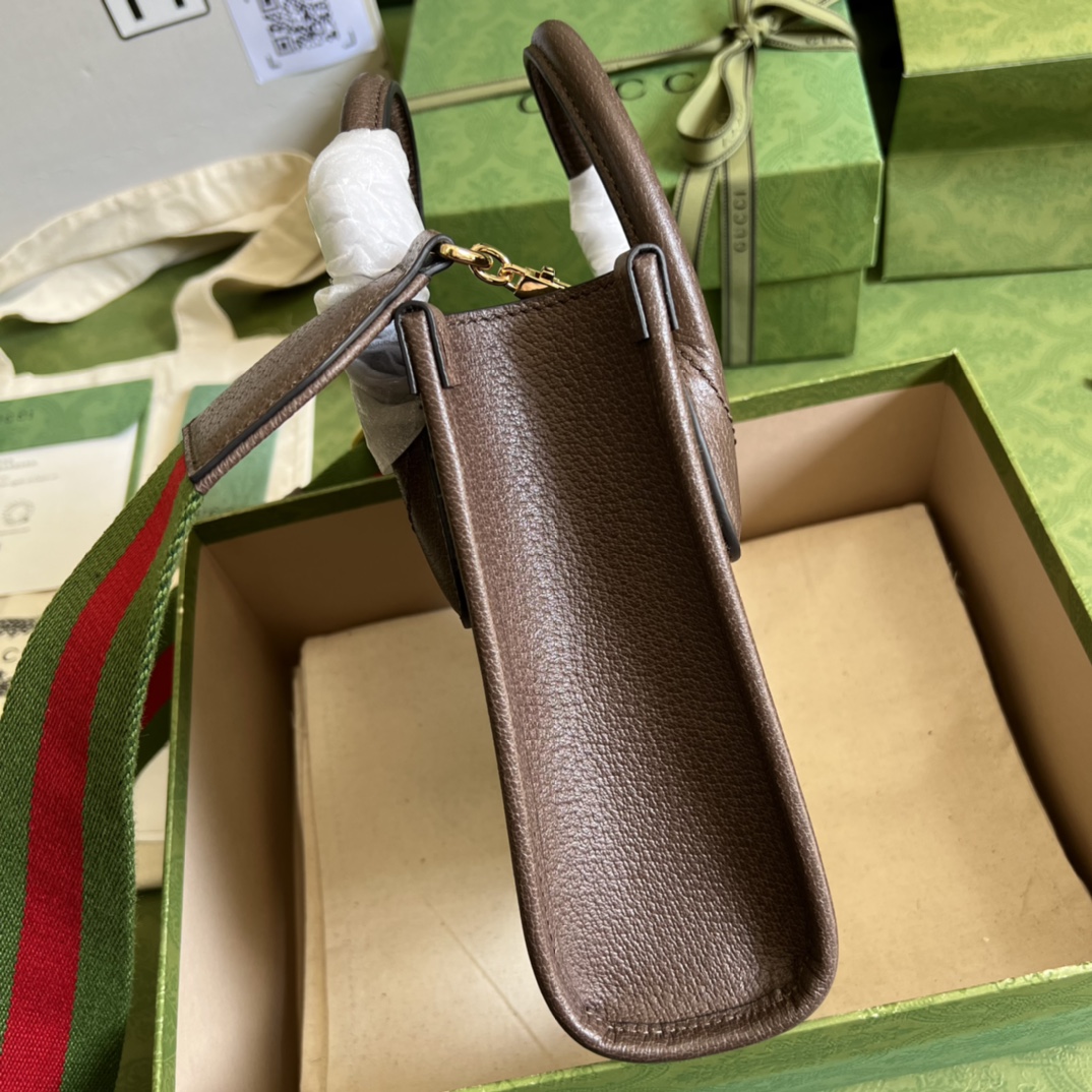 Mini tote bag with Interlocking G