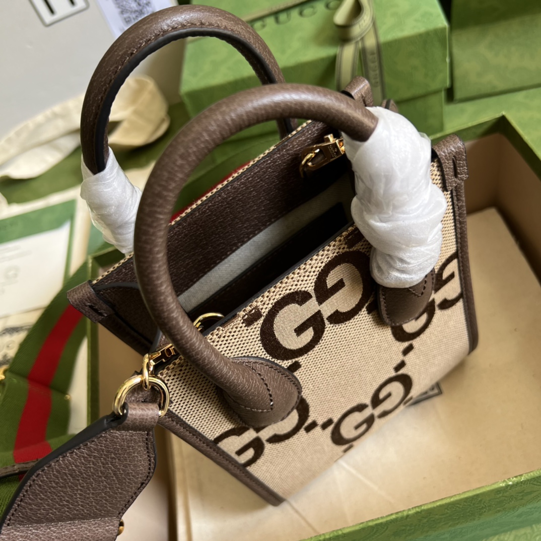 Mini tote bag with Interlocking G