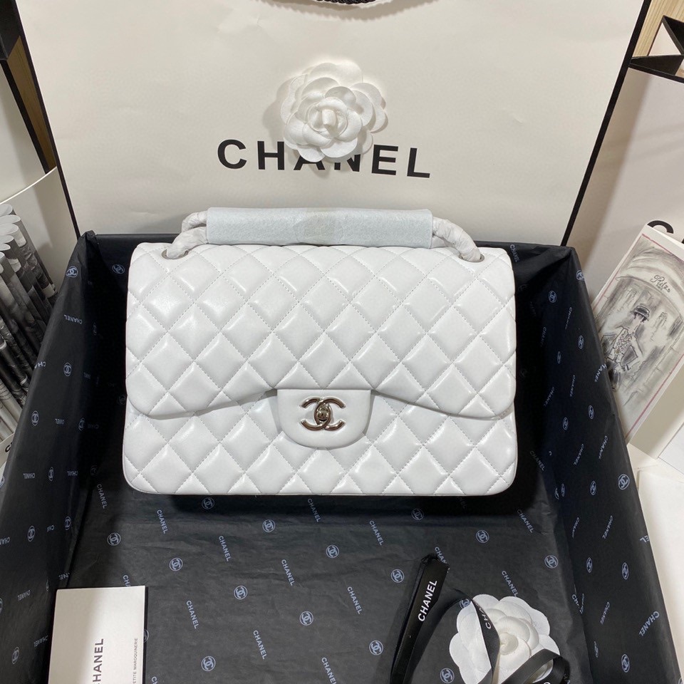 Ch*el flap bag large