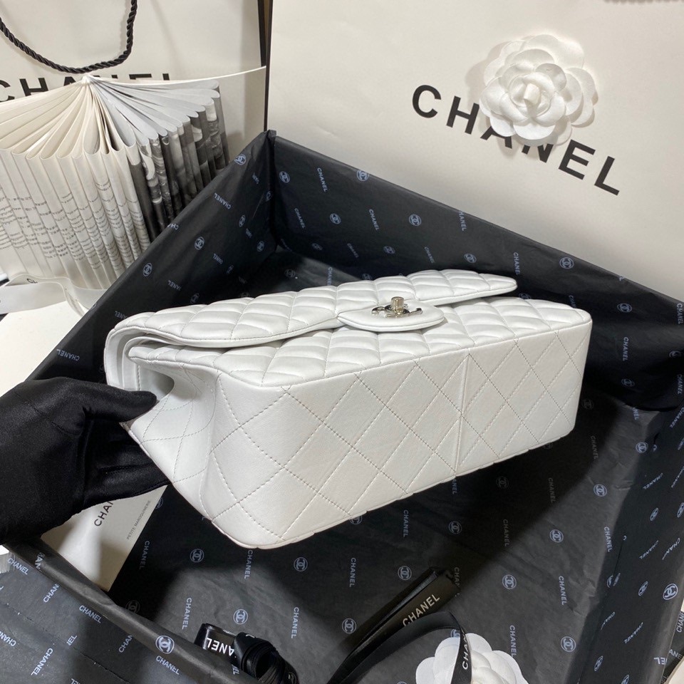 Ch*el flap bag large