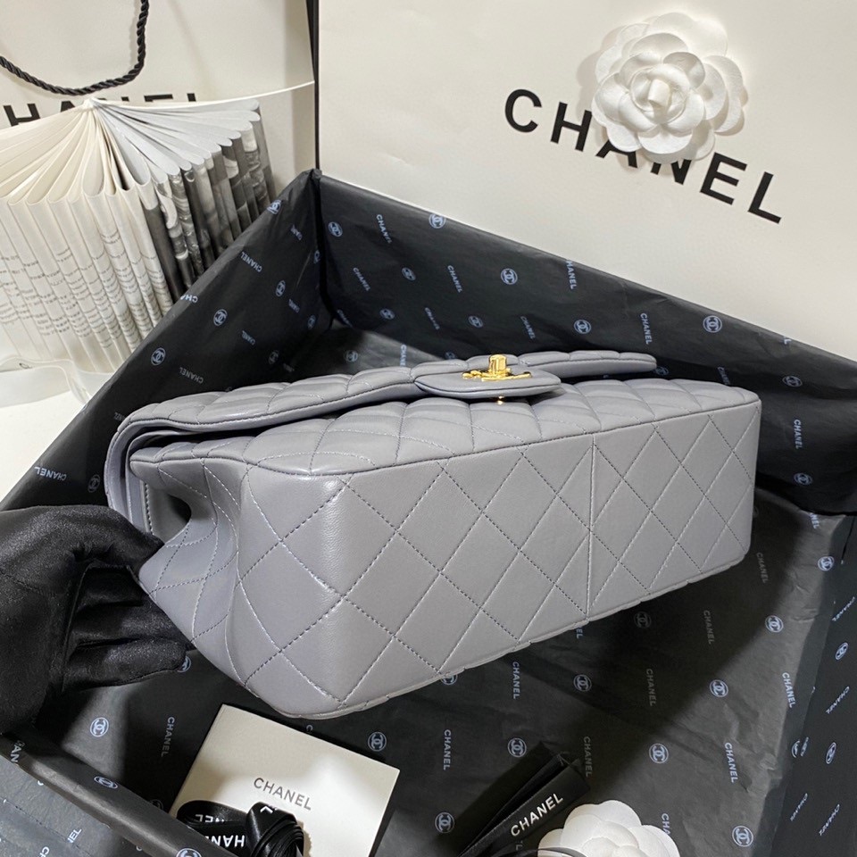 Ch*el flap bag large