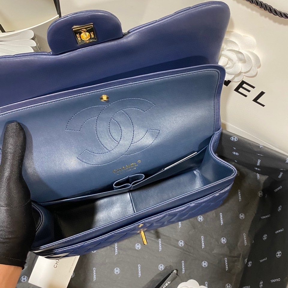 Ch*el flap bag large