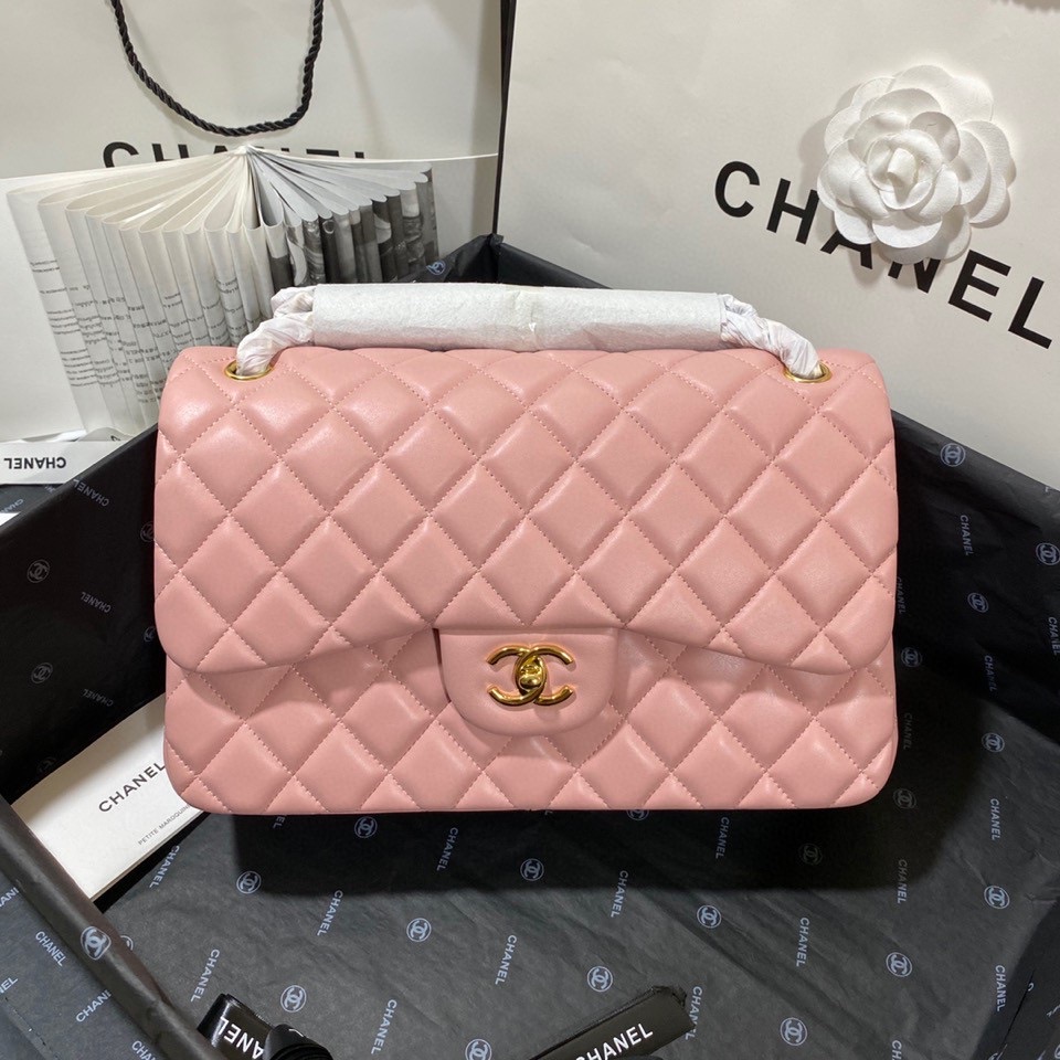 Ch*el flap bag large