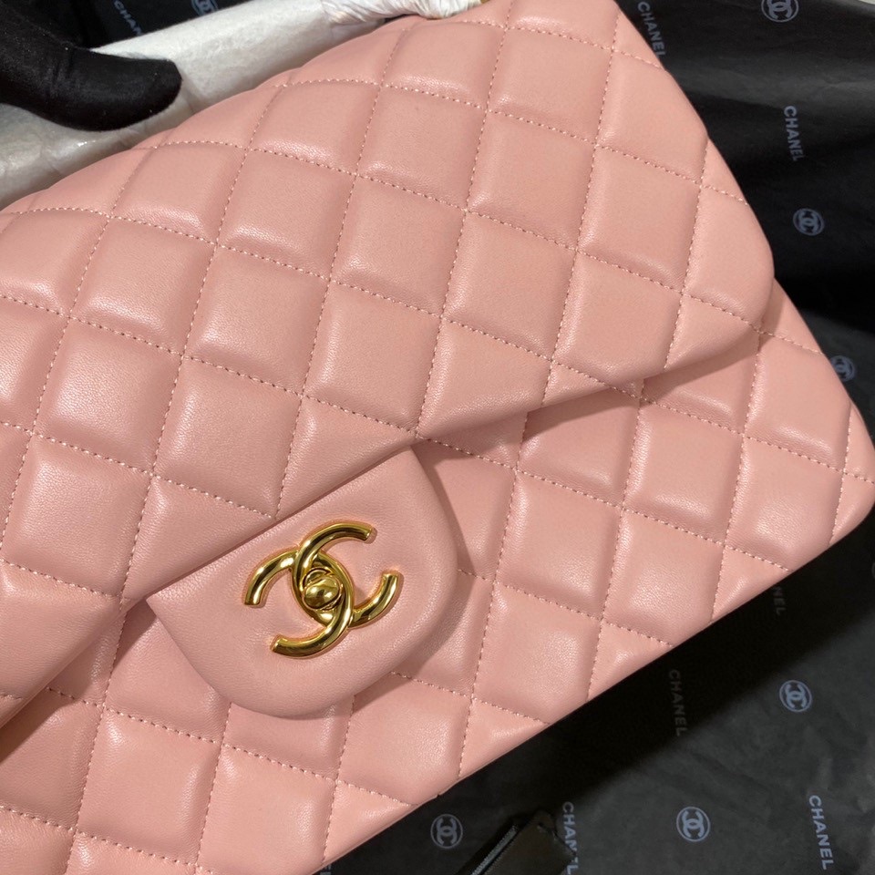 Ch*el flap bag large