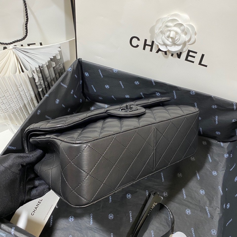 Ch*el flap bag large