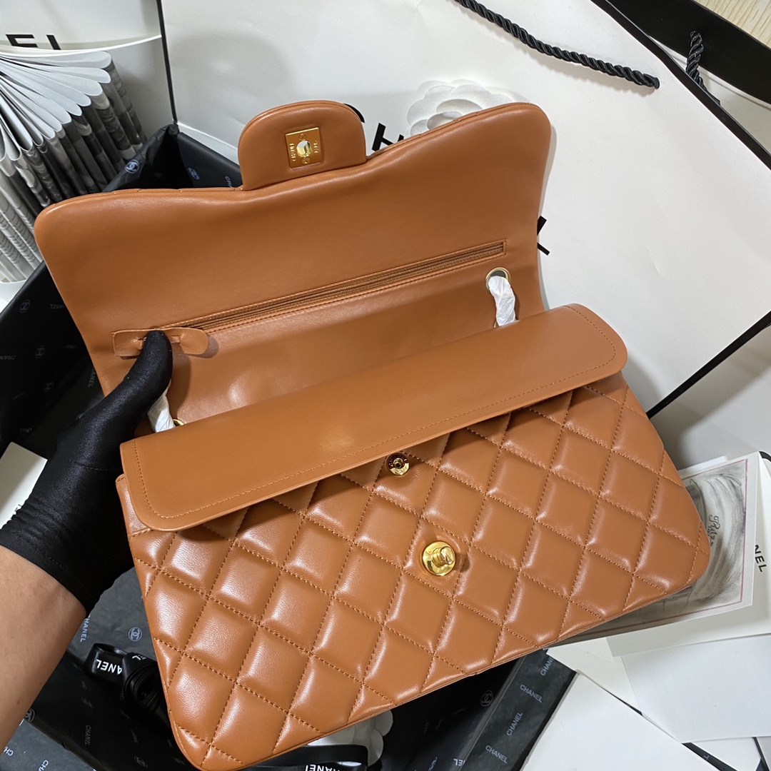 Ch*el flap bag large