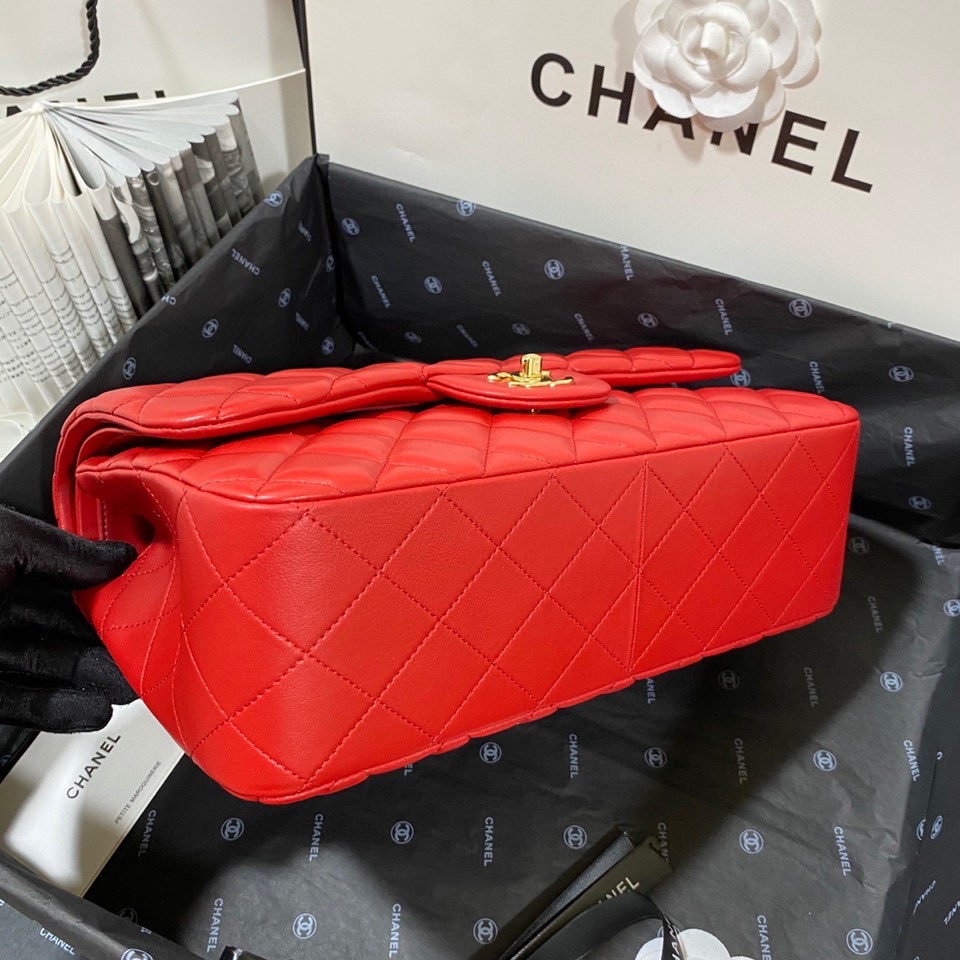 Ch*el flap bag large