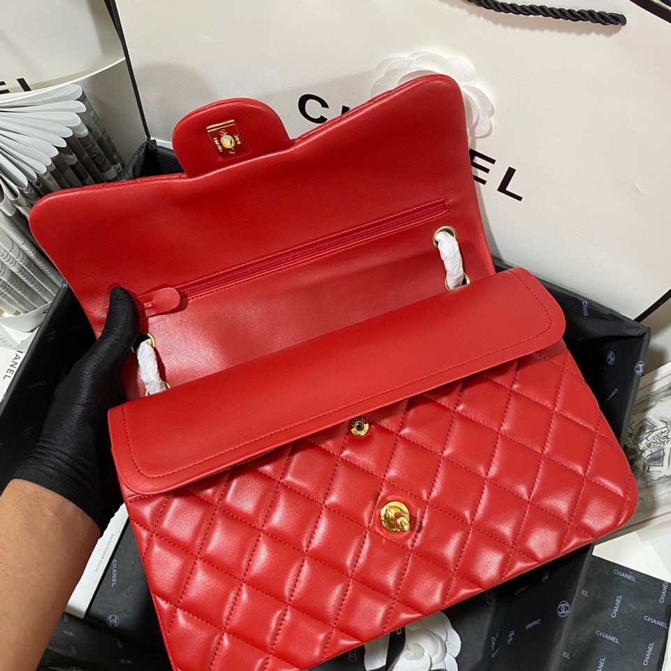 Ch*el flap bag large