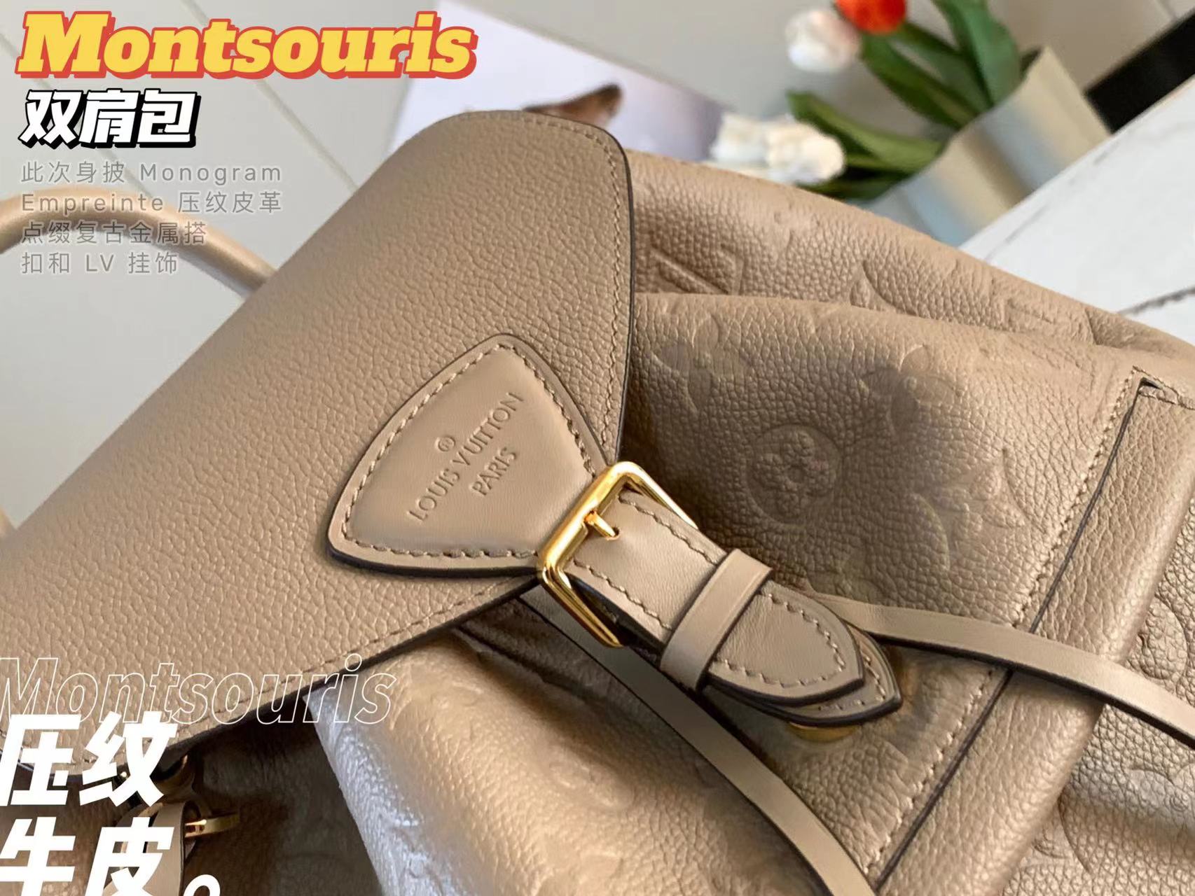 LV montsouris backpack–Top Quality Version