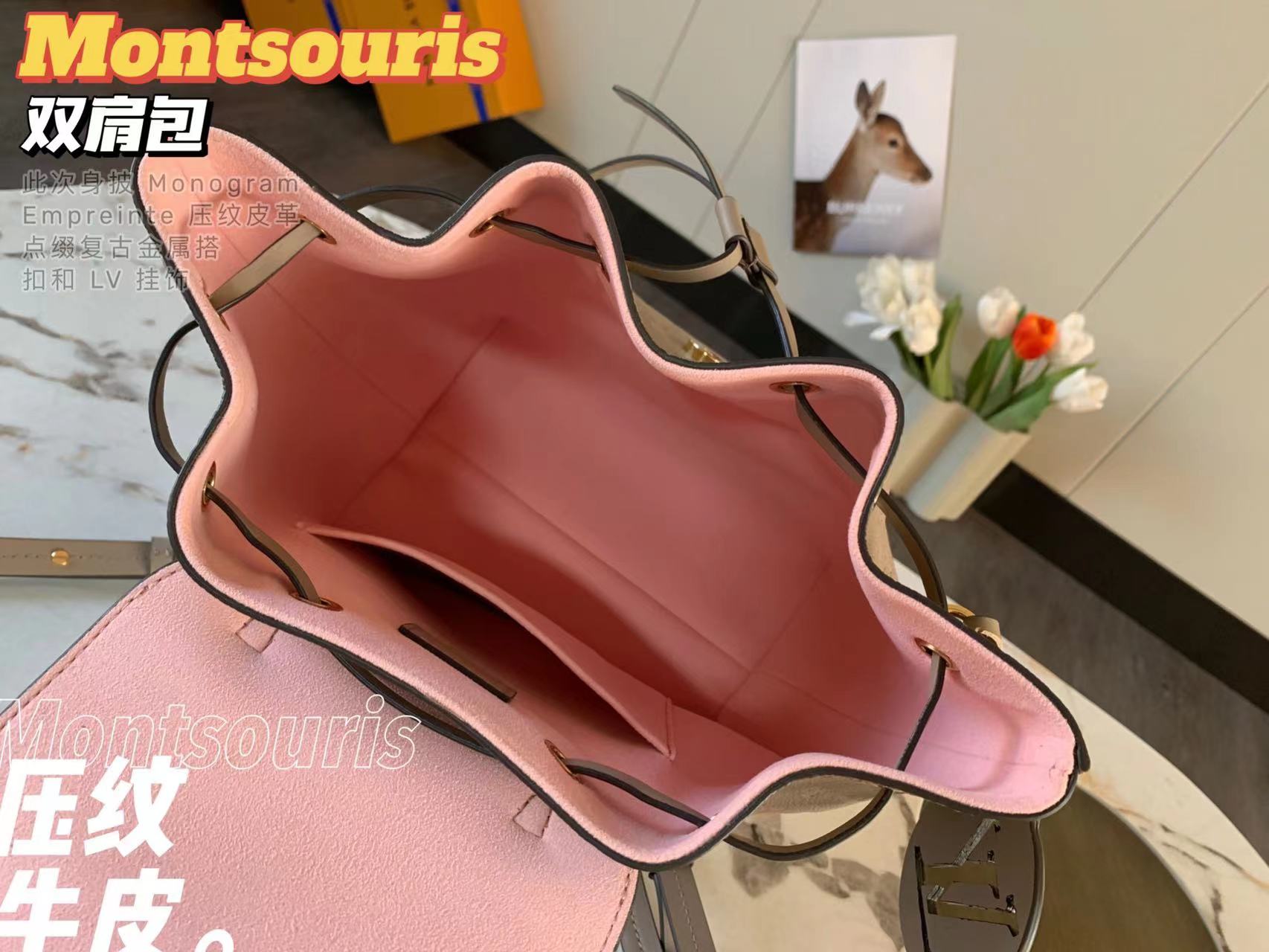 LV montsouris backpack–Top Quality Version