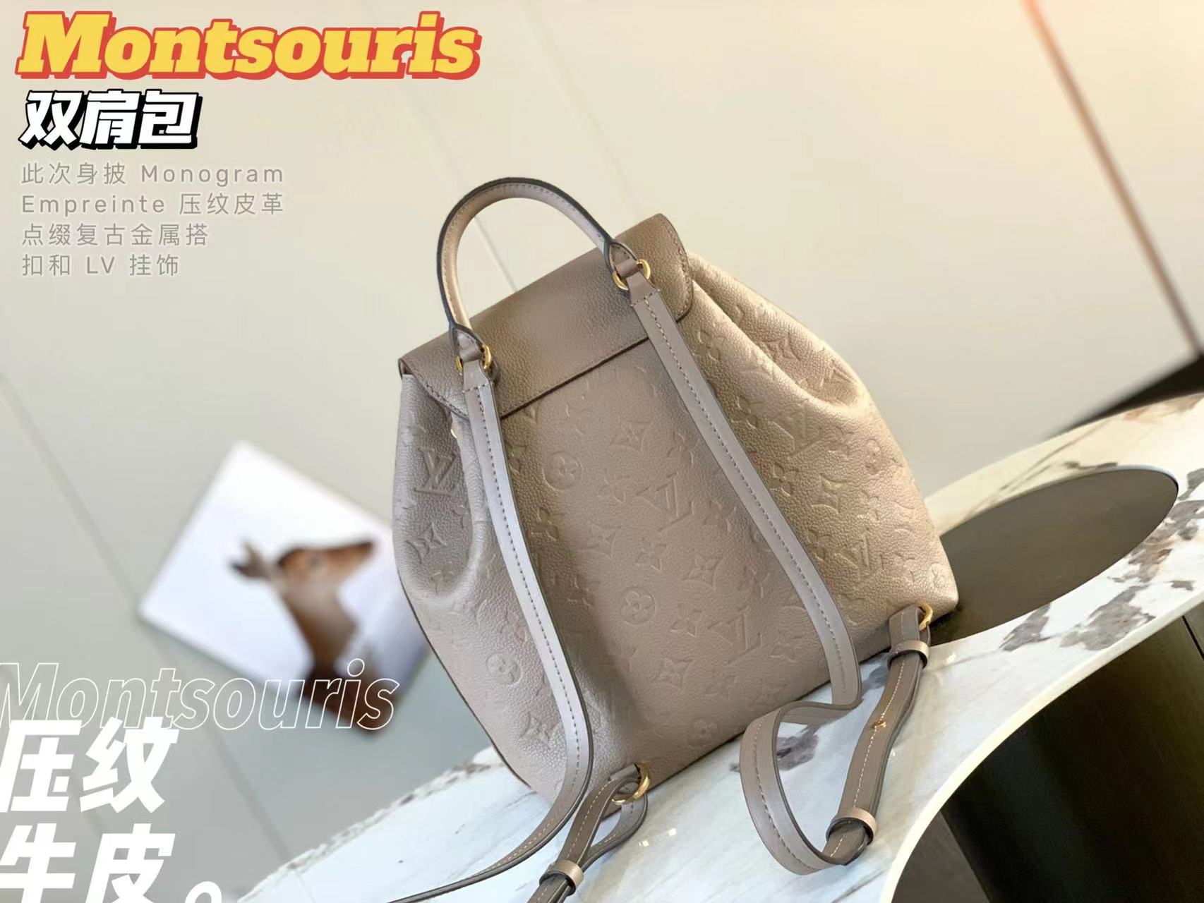 LV montsouris backpack–Top Quality Version