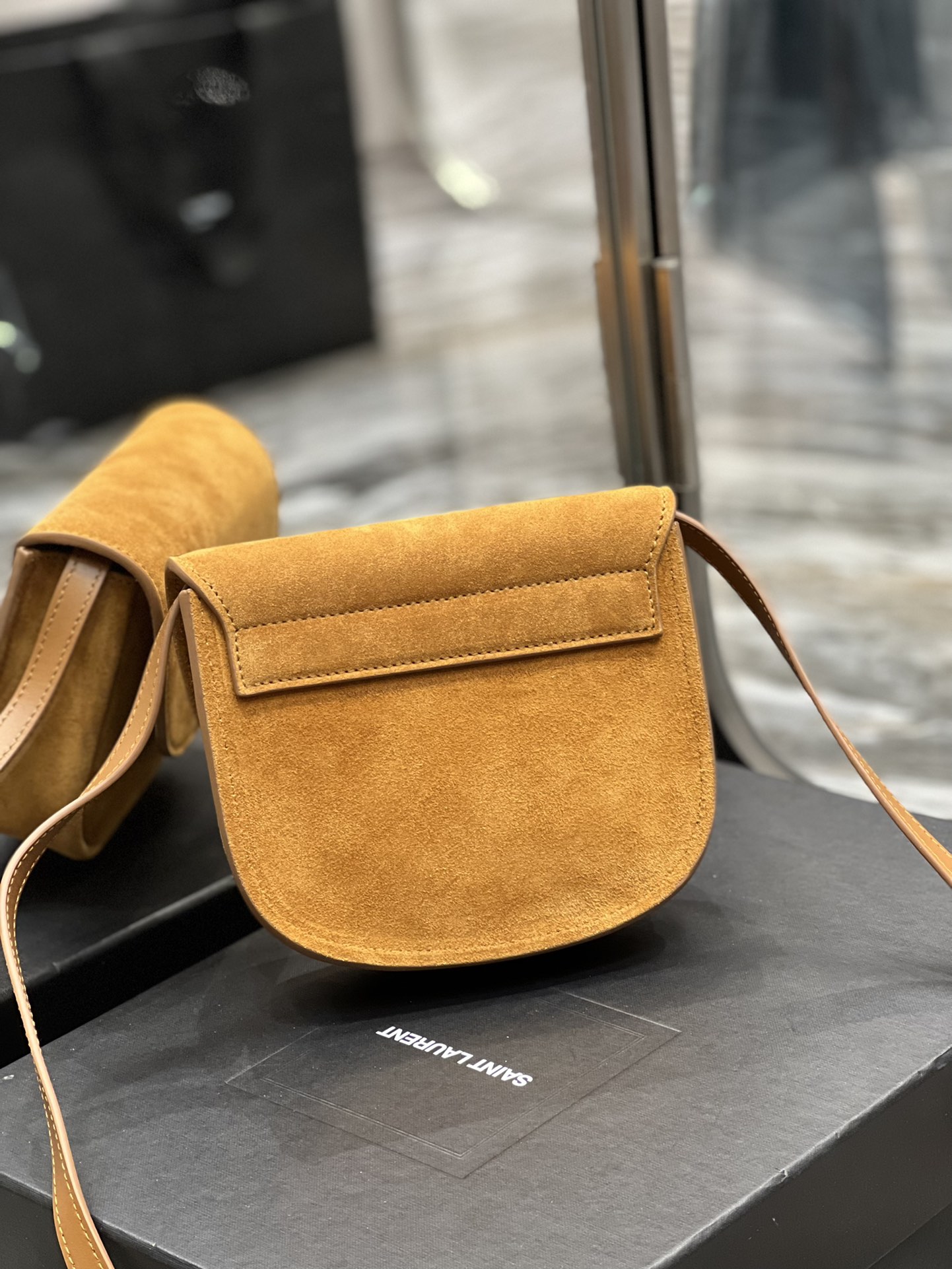 KAIA SMALL SATCHEL IN SMOOTH VINTAGE