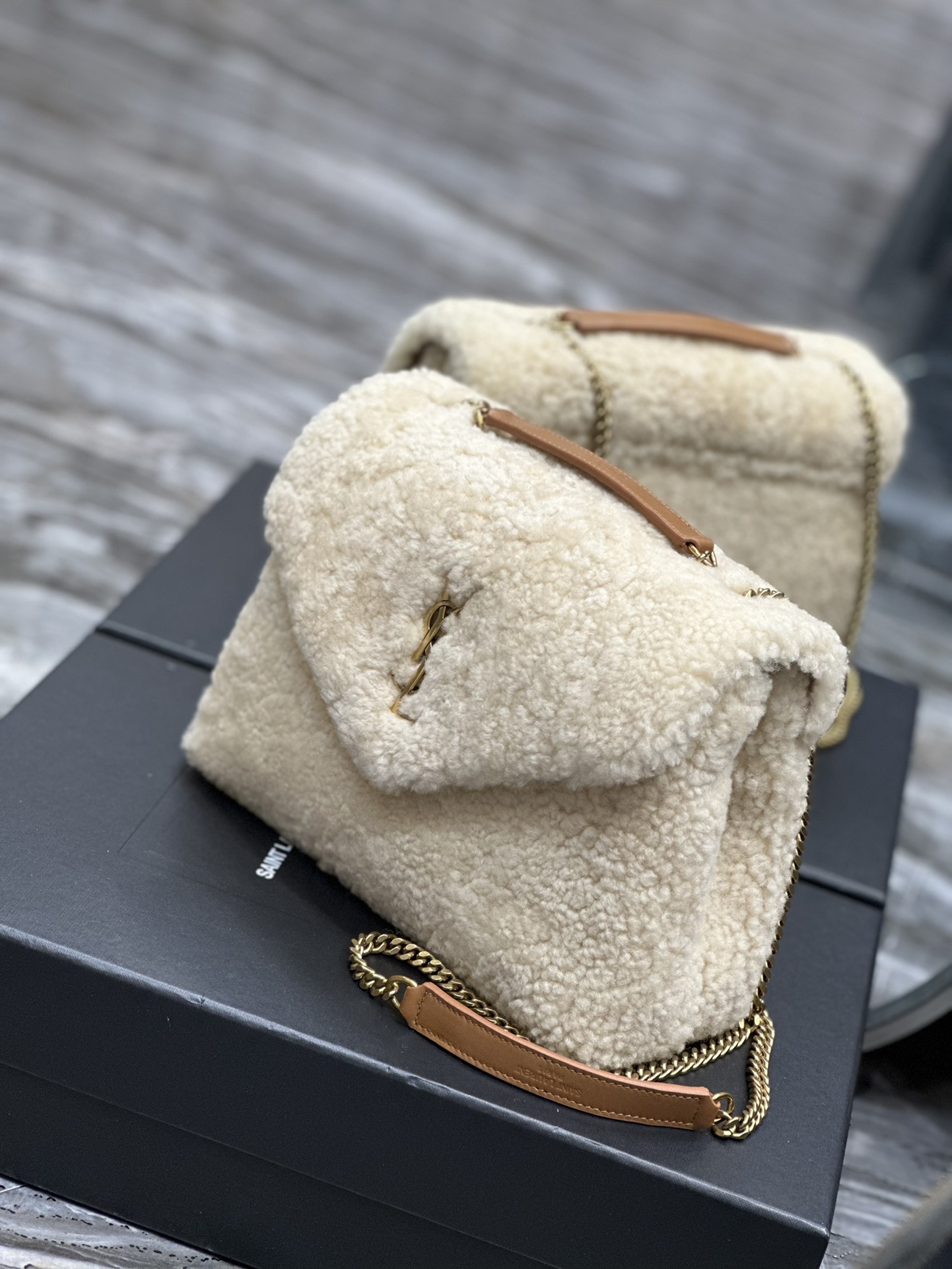 LOULOU SMALL CHAIN BAG IN QUILTED “Y”