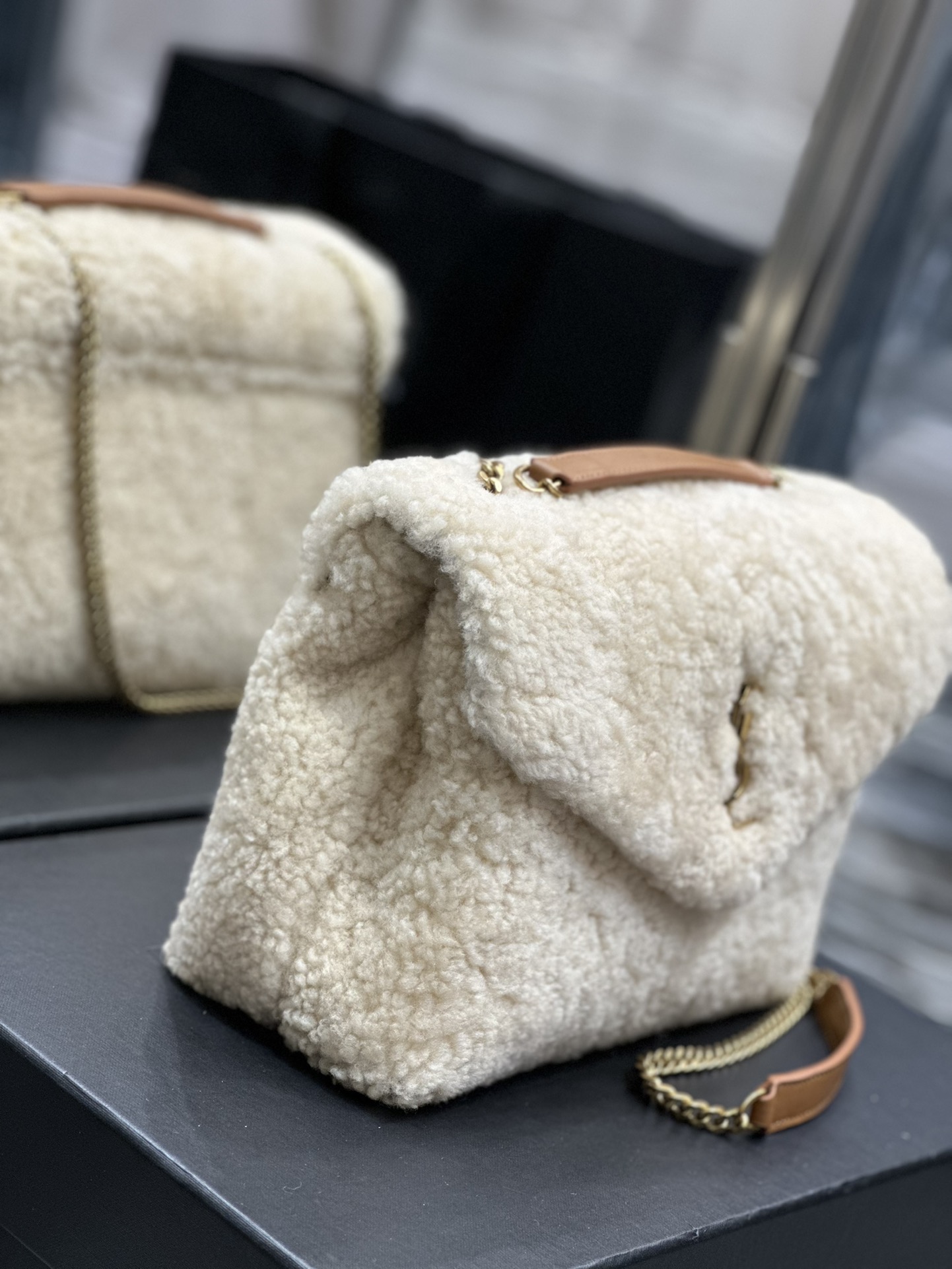 LOULOU SMALL CHAIN BAG IN QUILTED “Y”